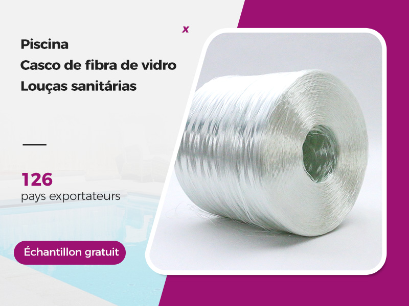 Roving de Fibra de Vidro para Pulverização